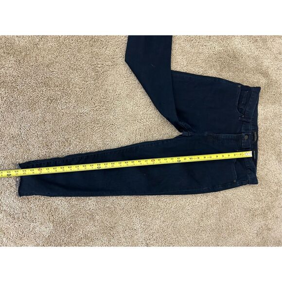 Banana Republic Mid-Rise Dark Wash Blue Skinny Jeans, Size 30P Petite, MSRP $110 - Picture 2 of 7